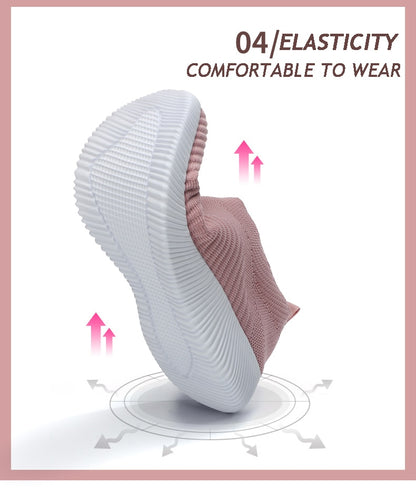 Women's Vulcanized Shoes Slip On Flats Shoes Female Loafers Walking Breathable Sneakers Trainers Ladies Shoes The Clothing Company Sydney