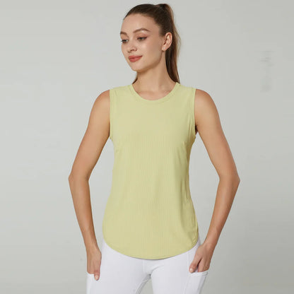 GUTA S-XL Yoga Shirt Women Gym Shirt Quick Dry Sports Shirts  Back Gym Top Women's Fitness Shirt Sleeveless Sports Top Yoga Vest The Clothing Company Sydney