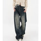 Women's Streetwear Retro High Waist Jeans Loose Wide Leg Denim Trousers Y2K Baggy Pants The Clothing Company Sydney