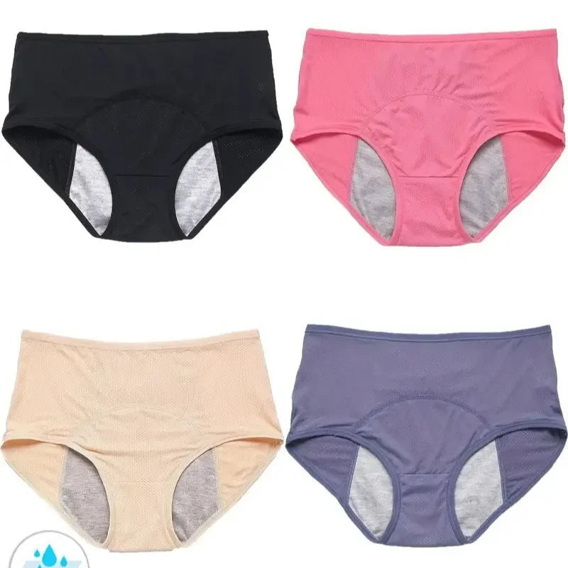 Plus Size Mesh Period Underwear Women's Special Menstrual Period Panties Class a Mid Waist Leak Proof Period Panties The Clothing Company Sydney