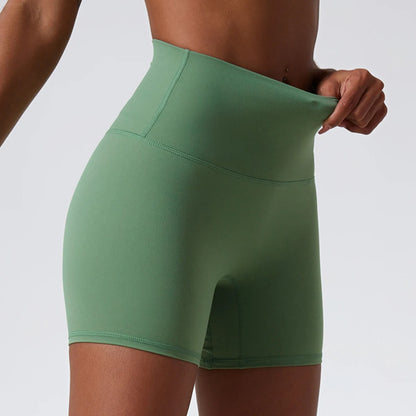 Yoga Clothing Push Up Gym Shorts Womens High Waist Sports Leggings Workout Cycling Shorts - The Clothing Company Sydney