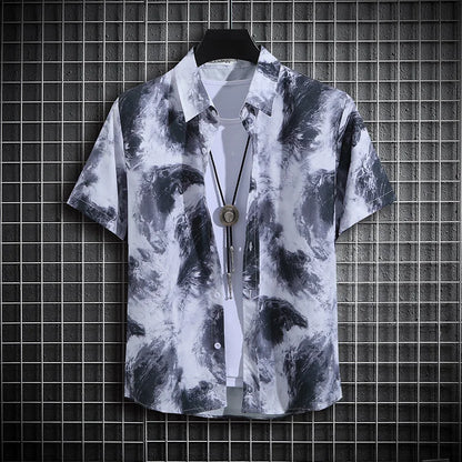 Men's Tropical Short Sleeve Printed Shirt  Unisex  Casual Tops - The Clothing Company Sydney