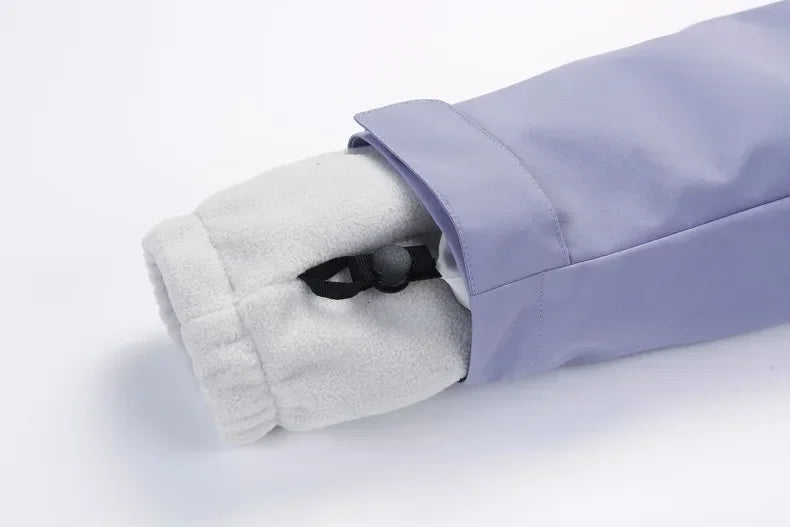 Women's Ski Suit Winter Waterproof Warm Hooded Windproof Raincoat Snow Pants Outdoor Snowboard Wear Set Skiing Overalls - The Clothing Company Sydney