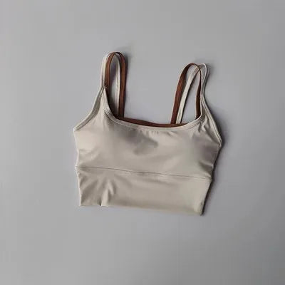 Shockproof Sports Bra Womens Slim Elastic Fitness Underwear  Gym Breathable Yoga Crop Top Sportswear The Clothing Company Sydney