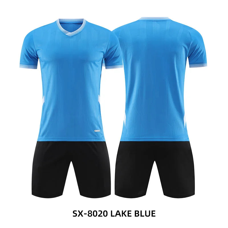 Adult Kids Customised Football Jerseys Soccer Uniform Mem Women Team Training Quick-Drying Sportswear  Futsal Tracksuit Outfit