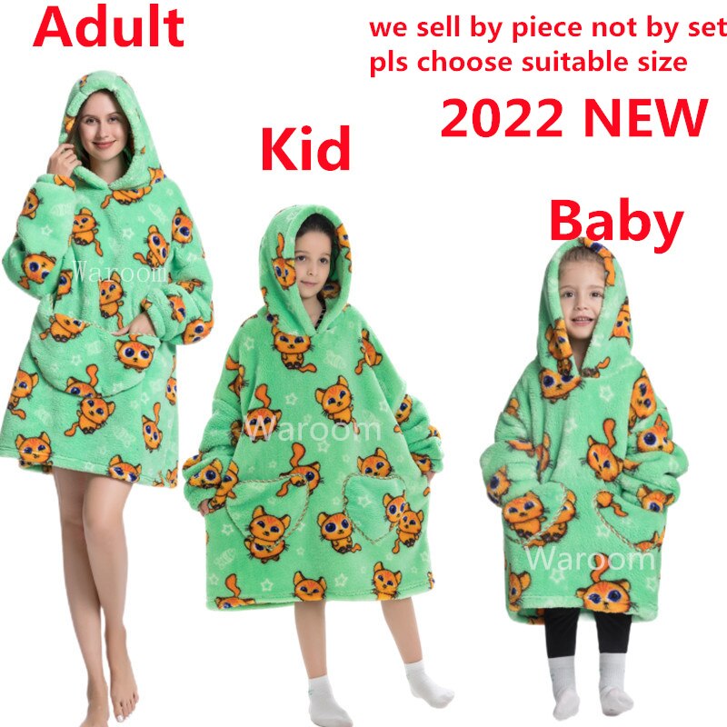 Oversized Hooded Blanket for Adult Child Wearable Blankets for Winter Warm Outdoor Hoodie Sweatshirt The Clothing Company Sydney
