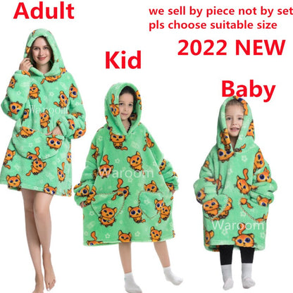 Oversized Hooded Blanket for Adult Child Wearable Blankets for Winter Warm Outdoor Hoodie Sweatshirt The Clothing Company Sydney