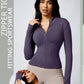 Women's Zipper Turtleneck Sports Long-Sleeve Sports Top, Gym Wear Ladies' Sportswear for Indoor Outdoor Jacket The Clothing Company Sydney