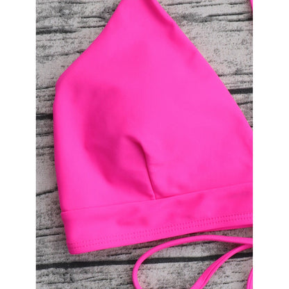 Leaves Printed Push Up Swimsuit Small Chest Women Two Piece Swimwear Beachwear Bathing Suit Bikini Set The Clothing Company Sydney