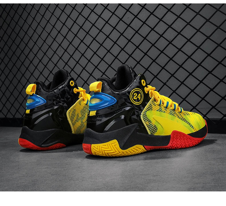 Kids Basketball Shoes Boys Girls Youth Adults Sneakers Non-slip Kids Trainer Basket Shoes Outdoor Leather Children Sport Shoes The Clothing Company Sydney