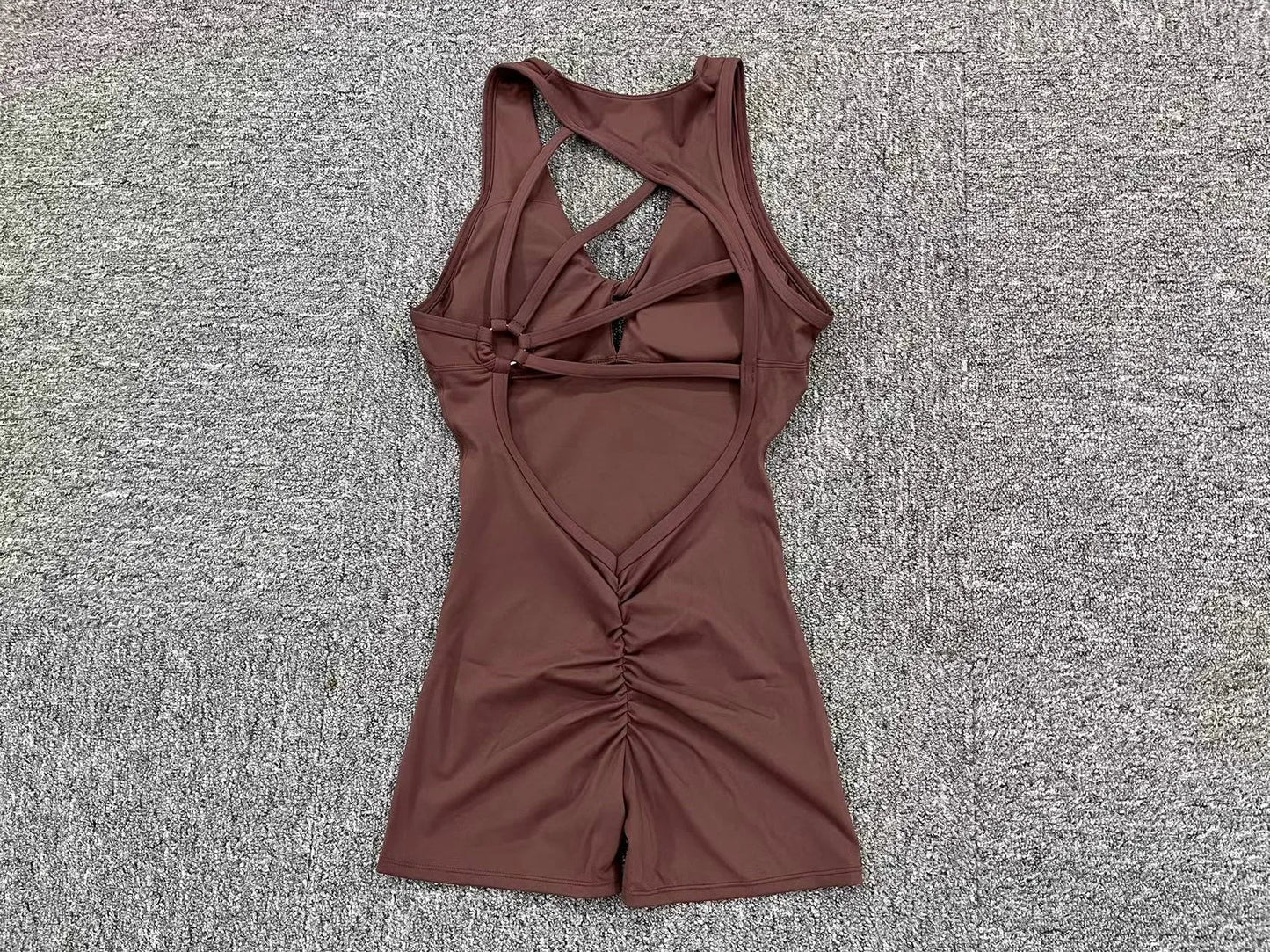 Women's Padded Jumpsuit Sport Yoga Set Bodysuit Fitness Wear Gym Sportswear High Elastic Workout Running Clothes - The Clothing Company Sydney