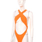 One Piece Womens Bodysuit High Cut Tight Monokini Summer Swimsuit Party Romper Swimwear - The Clothing Company Sydney