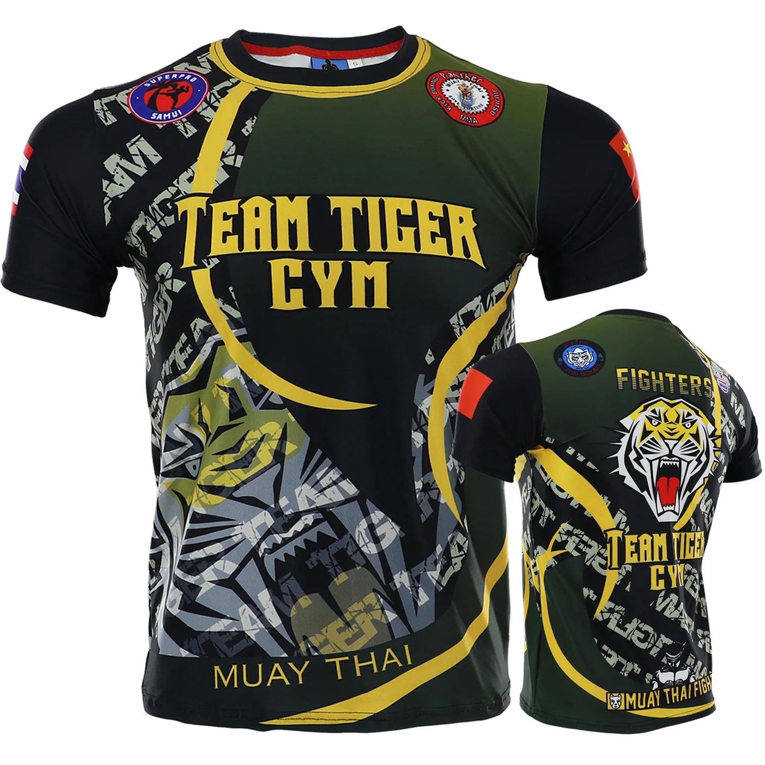 MMA Rashguard Breathable Compression Boxing Jerseys Tiger Muay Thai Jiu Jitsu Kickboxing Sweatshirt Men Wrestling T Shirt The Clothing Company Sydney