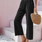 Women's Cotton Linen Loose Wide Leg Pants Summer Female High Elastic Waist Button Casual Streetwear Trousers The Clothing Company Sydney