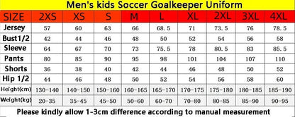 Adult Kids Football Goalkeeper Jerseys Tracksuit Custom Men Women Soccer Goalie Tracksuit Long Sleeve Uniform Outfit The Clothing Company Sydney
