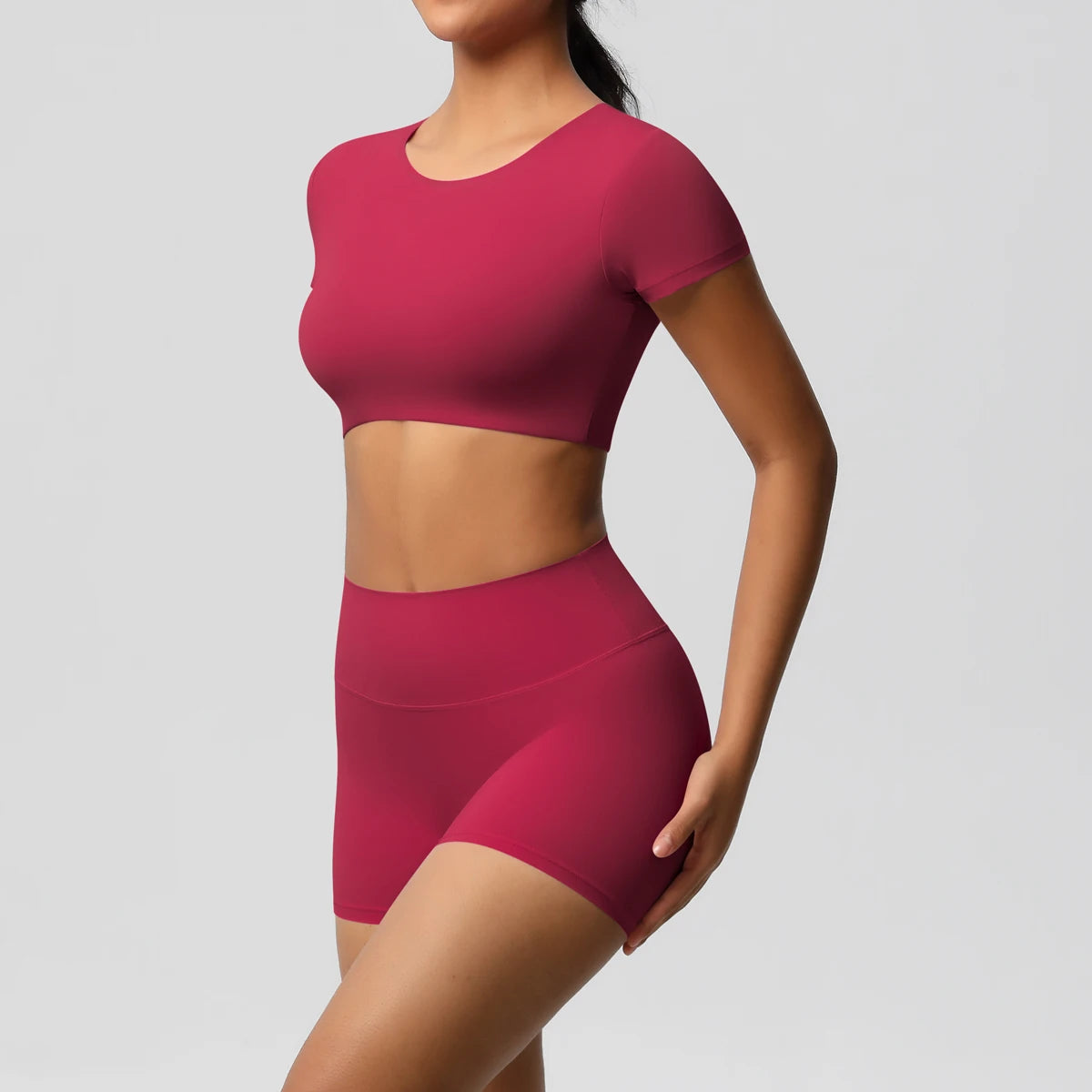 2 Piece Workout Sportswear Active Wear Sports Tank Top Bike Shorts Women Gym Bicycle Sorts Matching Set The Clothing Company Sydney