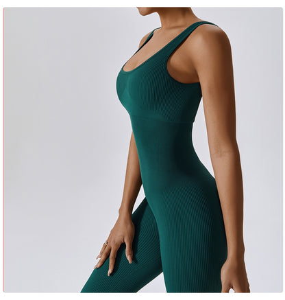 Spring Seamless One-Piece Yoga Clothes Sportswear Women's Gym Push Up Workout Clothes Fitness Sports Stretch Bodysuit Yoga Suit The Clothing Company Sydney