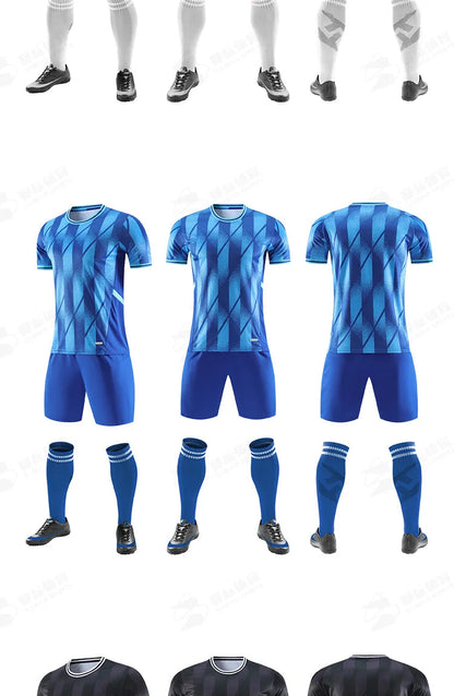 Adult Kids Football Jerseys Customised Soccer Uniform Team Training Quick-Drying Sportswear  Futsal Tracksuit Outfit Set The Clothing Company Sydney