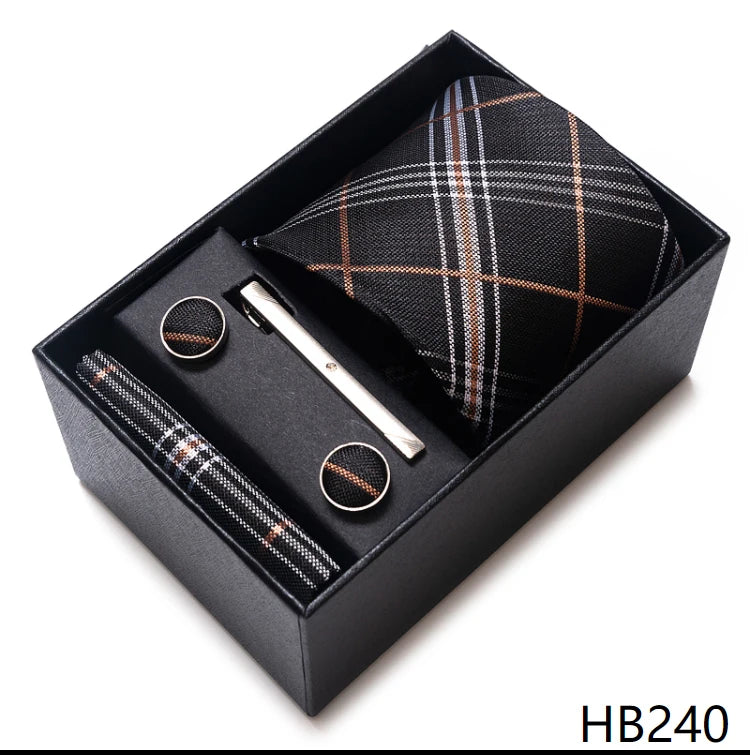 7.5 cm Business Ties Hanky Cufflink Set Tie Clips Green Necktie Corbatas For Men Wedding In Gift Box The Clothing Company Sydney