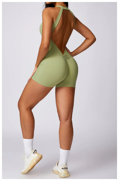Women's Same Hip Lift Back Outdoor Running Tight Exercise Quick Dry Yoga  Fitness Jumpsuit The Clothing Company Sydney