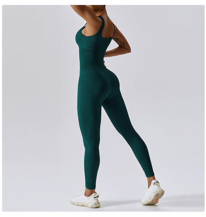 Spring Seamless One-Piece Yoga Clothes Sportswear Women's Gym Push Up Workout Clothes Fitness Sports Stretch Bodysuit Yoga Suit The Clothing Company Sydney
