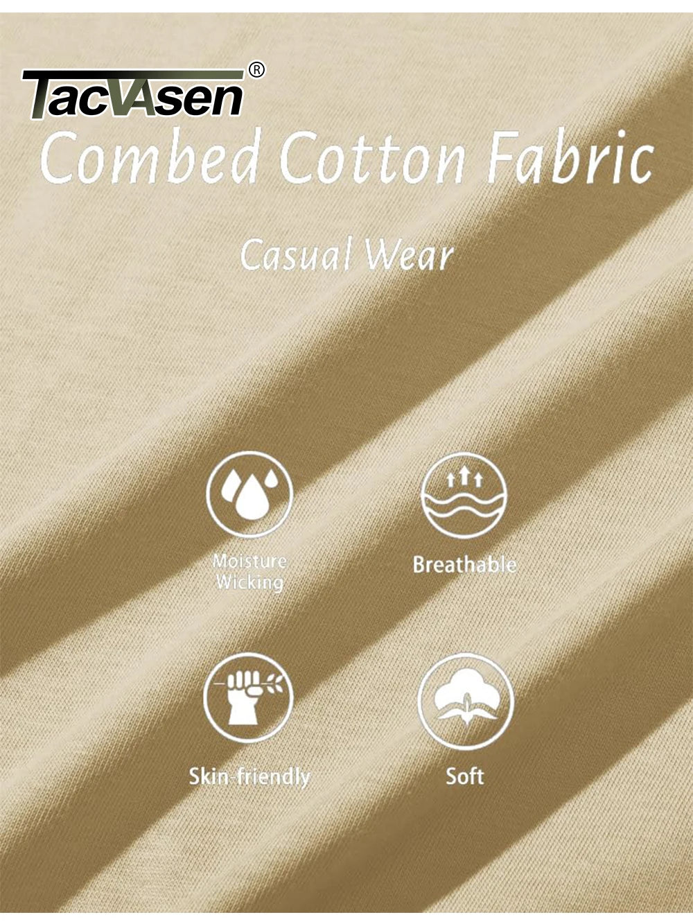 Long Sleeve Cotton T-shirt Mens Breathable Moisture Absorbing Casual T-shirt Spring Pullover Crew Neck Basic Tee Top The Clothing Company Sydney