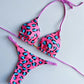 2 Piece Halter Micro Bikini Thong Swimsuit Women's Swimwear Bandage Brazilian Bathing Suit - The Clothing Company Sydney