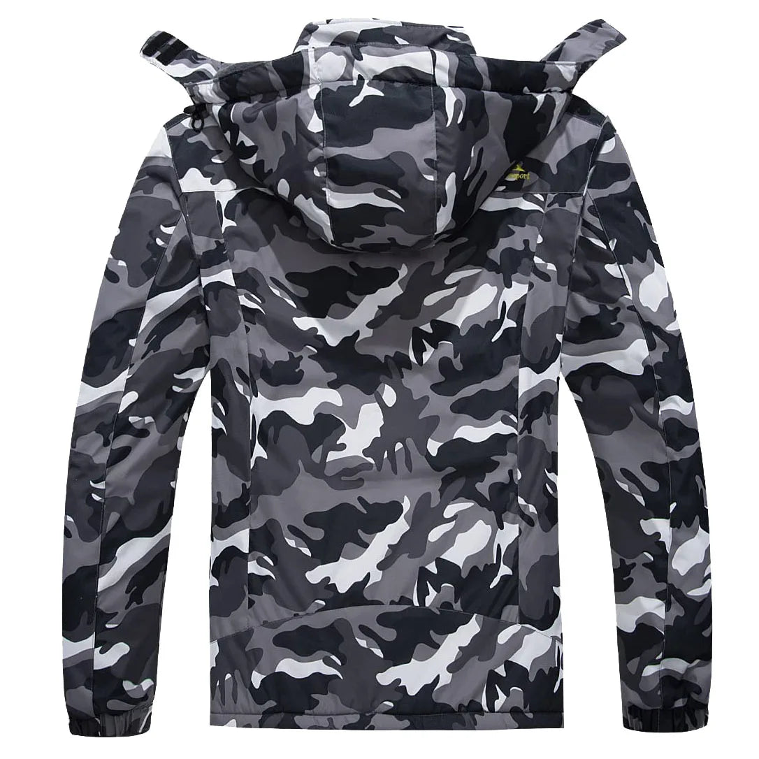 Winter Fleece Lining Parka Waterproof Men's Ski Snowboard Jackets Windproof Removable Hoodie Coats Casual Windbreaker - The Clothing Company Sydney