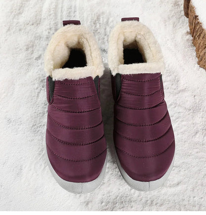 Men's Winter Ankle Boots – Slip-On Fur-Lined Waterproof Snow Shoes The Clothing Company Sydney