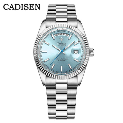 Cadisen DD40 Mens Luxury Automatic AR Sapphire Glass Mechanical Wristwatch 10Bar Miyota 8285 Movt Watch - The Clothing Company Sydney