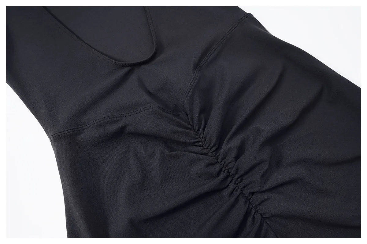 Women's V Back Jumpsuit Gym Set Sports Jumpsuit Training Yoga Suit Fitness Rompers Stretch Workout Bodysuits Sportswear - The Clothing Company Sydney