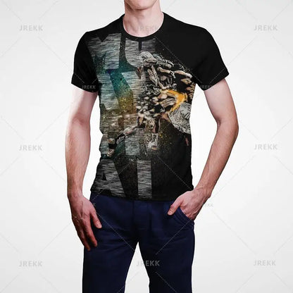 Muay Thai Gym Graphic T Shirt For Men Women Kids 3D Thai Boxing Sports Tee Shirts Streetwear Short Sleeves Quick Dry Top - The Clothing Company Sydney