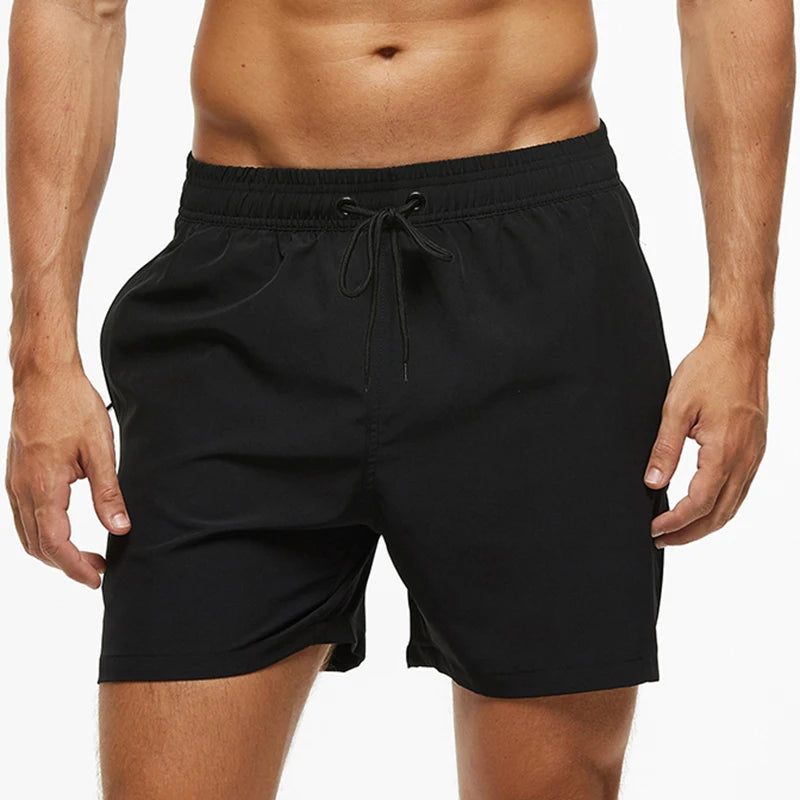 Men's Summer Swimming Board Shorts Sport Breathable Elastic Waist Mesh Liner With Pocket Shorts Swim Trunks The Clothing Company Sydney