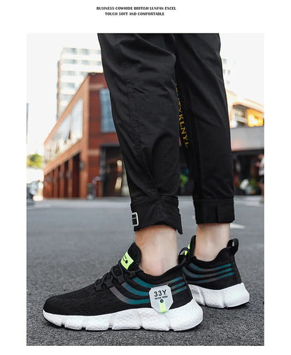 Men's Shoes Sneakers Male Tennis Comfortable Casual Shoes Black Sneaker Male Footwear Summer Men's Sneakers The Clothing Company Sydney