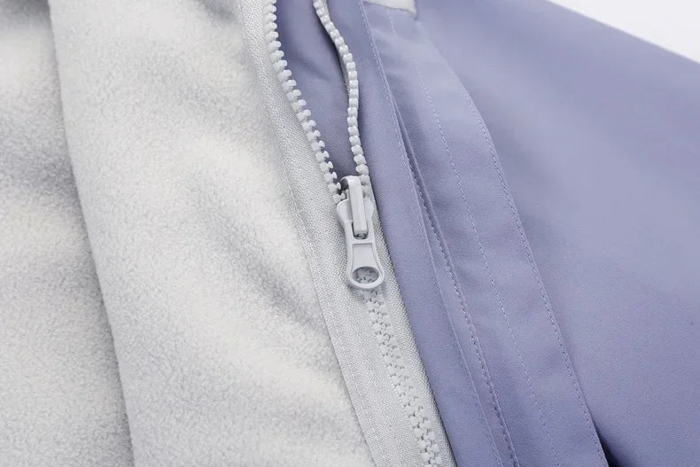 Women's Ski Suit Winter Waterproof Warm Hooded Windproof Raincoat Snow Pants Outdoor Snowboard Wear Set Skiing Overalls - The Clothing Company Sydney