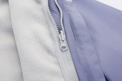 Women's Ski Suit Winter Waterproof Warm Hooded Windproof Raincoat Snow Pants Outdoor Snowboard Wear Set Skiing Overalls - The Clothing Company Sydney