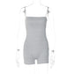 Spaghetti Strap Jumpsuit Tight Fitting Women's Summer Jumpsuit Playsuit Bodycon Short White Black Shorts Romper The Clothing Company Sydney