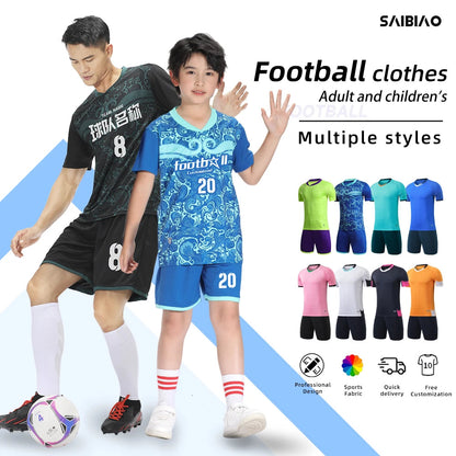 Adult Kids Football Jerseys Men Soccer Uniforms Sports Clothes Customised Futsal Sportswear Child Team Training Tracksuit Outfit The Clothing Company Sydney