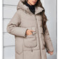 Hooded Parkas Women's Plus Size Casual Hooded Pocket Women Down Jacket Coat Outwear - The Clothing Company Sydney