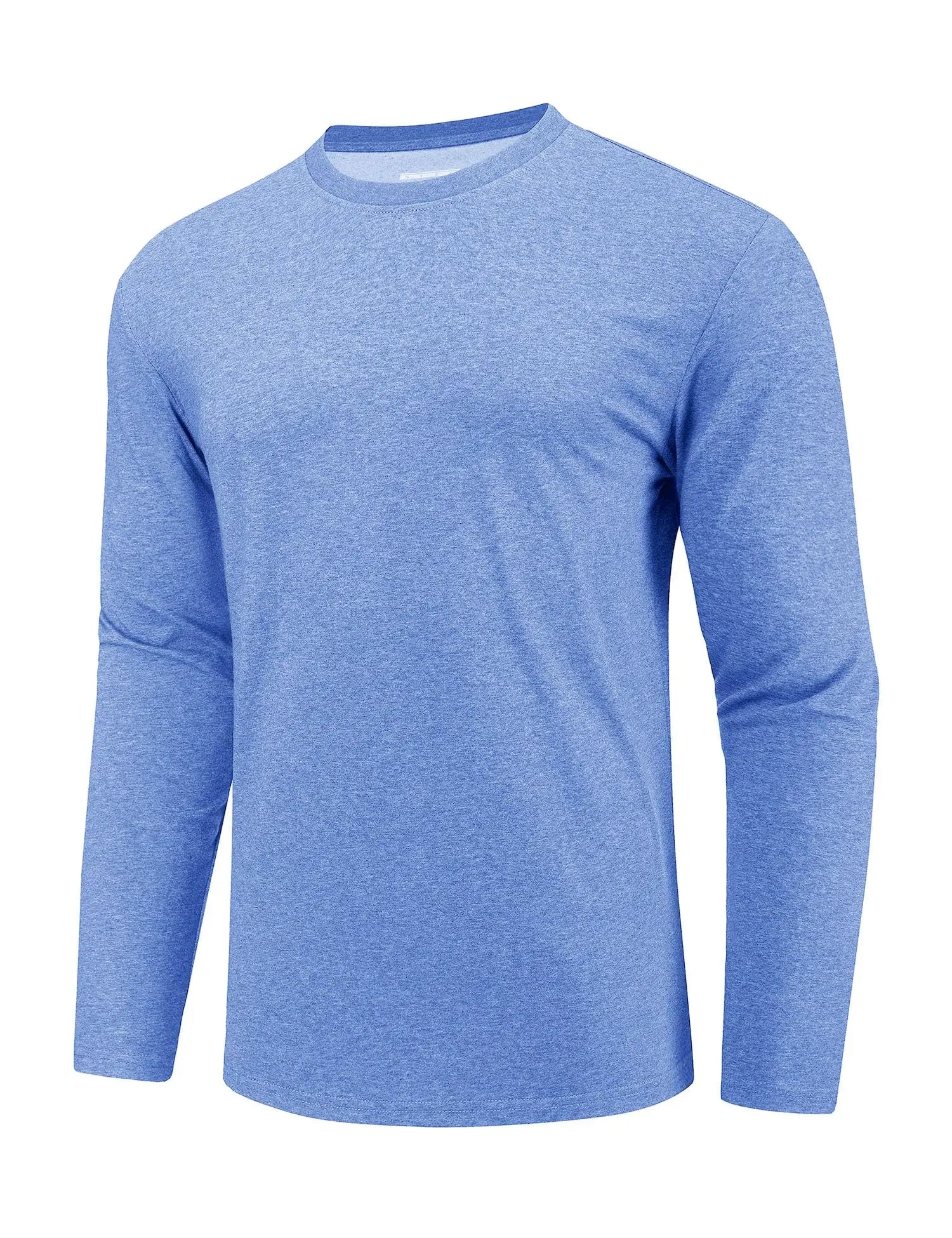 Long Sleeve Cotton T-shirt Mens Breathable Moisture Absorbing Casual T-shirt Spring Pullover Crew Neck Basic Tee Top The Clothing Company Sydney