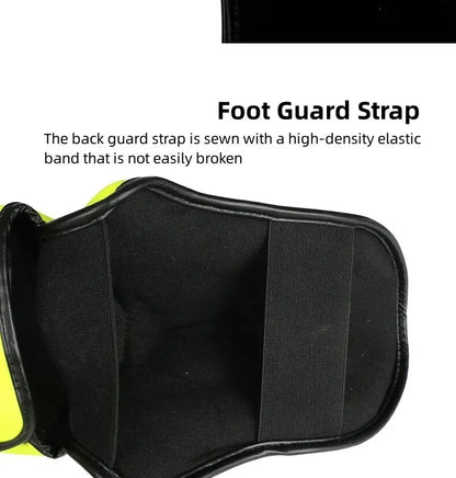 Boxing Shin Guards PU Leather Protect Leggings Equipment Martial Art Muay Thai Leg Taekwondo Feet Ankle Karate Protector The Clothing Company Sydney