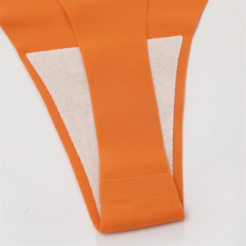 3 Pack Women Ice Silk Seamless Underpants Panties V-Waist Sport Thongs Low Rise Breathable G-string Underwear - The Clothing Company Sydney