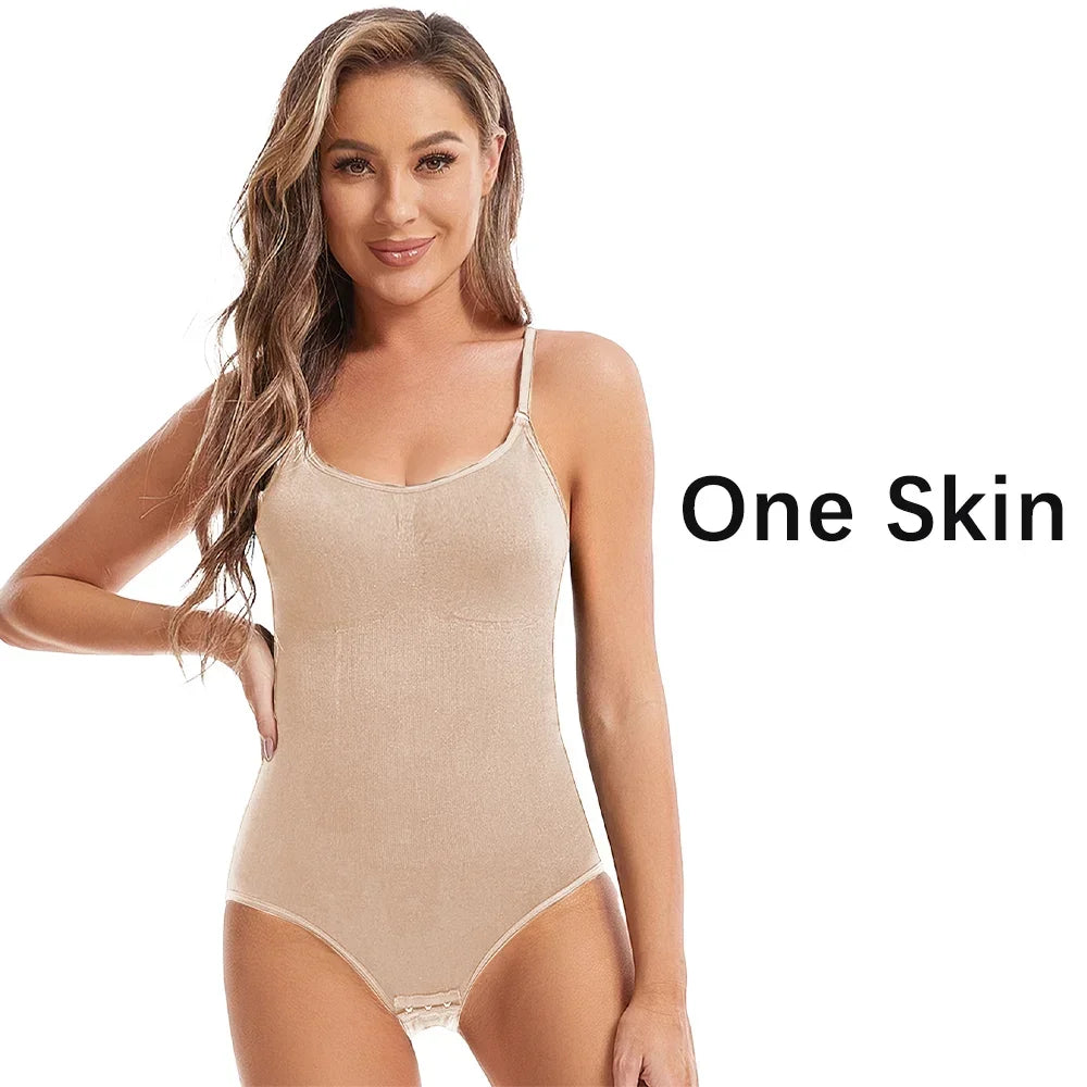 Women's Shapewear Seamless Full Body Shaper Smooth Out Bodysuit High Elastic Body Suits