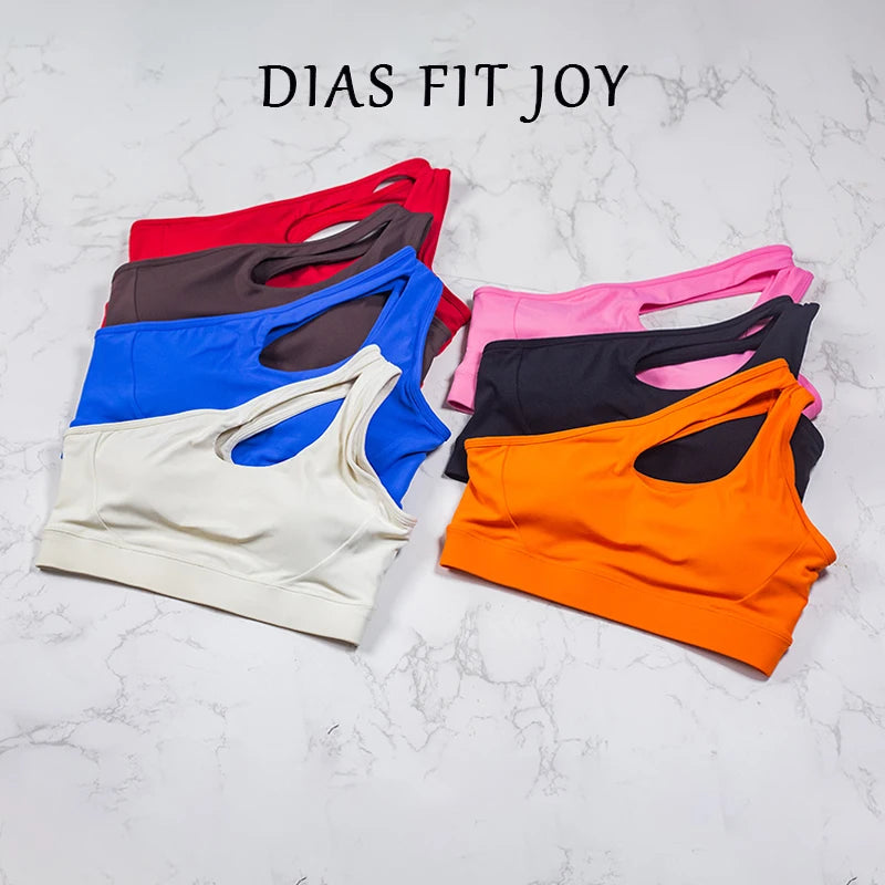 Womens One Shoulder Sports Bras Yoga Top Vest Yoga Gym Outdoor Sport Running Fitness Underwear The Clothing Company Sydney
