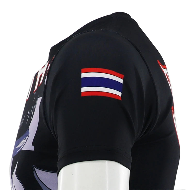 MMA Rashguard Breathable Compression Boxing Jerseys Tiger Muay Thai Jiu Jitsu Kickboxing Sweatshirt Men Wrestling T Shirt The Clothing Company Sydney