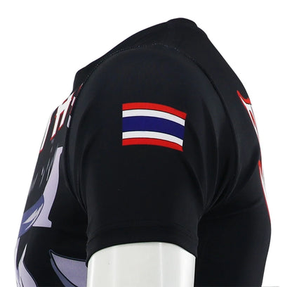 MMA Rashguard Breathable Compression Boxing Jerseys Tiger Muay Thai Jiu Jitsu Kickboxing Sweatshirt Men Wrestling T Shirt The Clothing Company Sydney