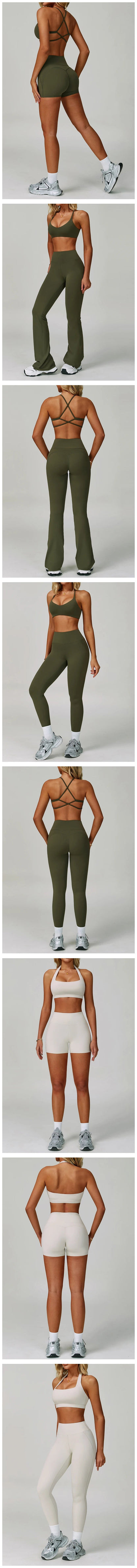 2 Piece Set Women's Tracksuit Fitness Clothes Yoga Sets Sportswear Workout Bra High Waist Leggings Set Gym Clothing Sports Suits The Clothing Company Sydney