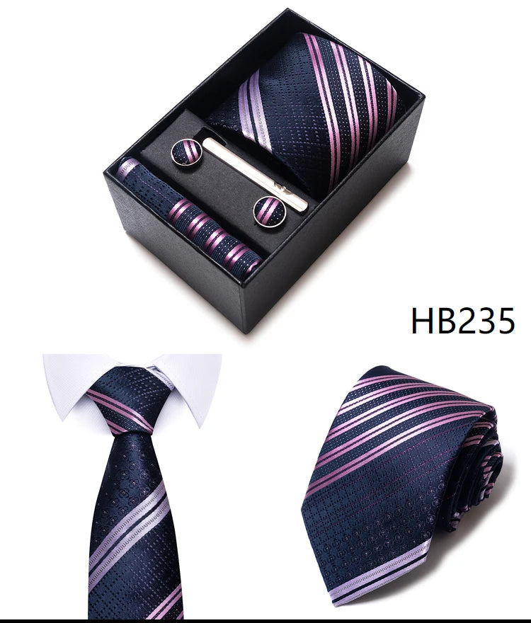 7.5 cm Business Ties Hanky Cufflink Set Tie Clips Green Necktie Corbatas For Men Wedding In Gift Box The Clothing Company Sydney