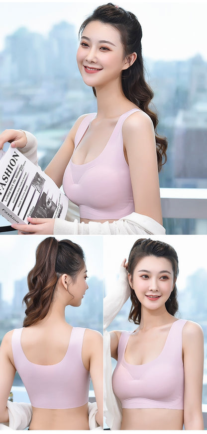 Ice Silk Bras Push Up Sports Bralette Emulsion Pad Sleep Bralette Lingerie Underwear The Clothing Company Sydney