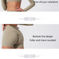 2 Piece Long Sleeve Gym Set Women Yoga Clothes Quick-Drying Sportswear Running Leggings Workout Sports Crop Top Shorts